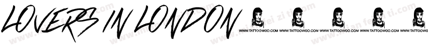 Lovers in London字体转换